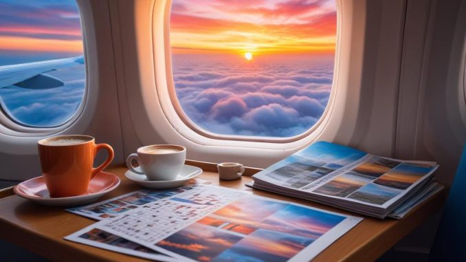 Upptäck glädjen med korsord på flyg från Vietnam! illustration